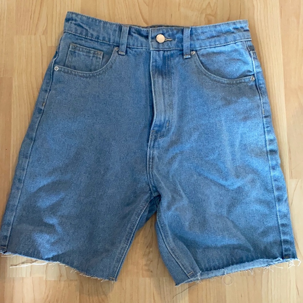 Biker jean shorts, brand new! Never worn.